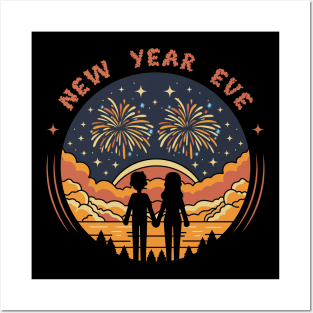 New Year Eve Posters and Art